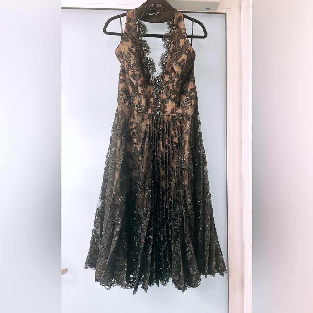 ❌❌SOLD ❌❌ BRAND NEW! Helsi Sophia Black Embroidered Lace Dress Size M - Picture 5 of 5